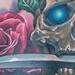 Tattoos - skull and roses - 80008